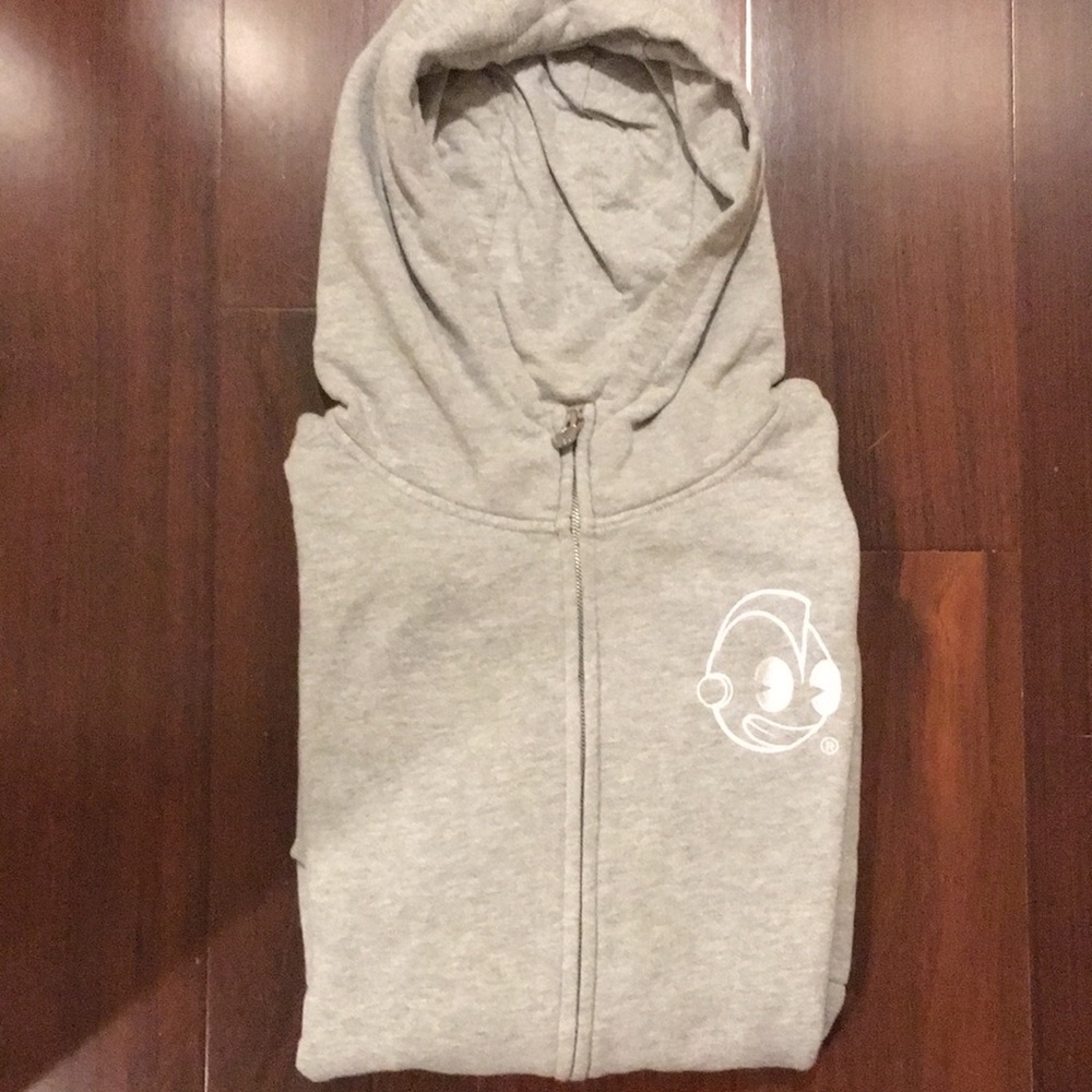 Men’s Kid Robot Grey Zip Sweatshirt - Size XXL